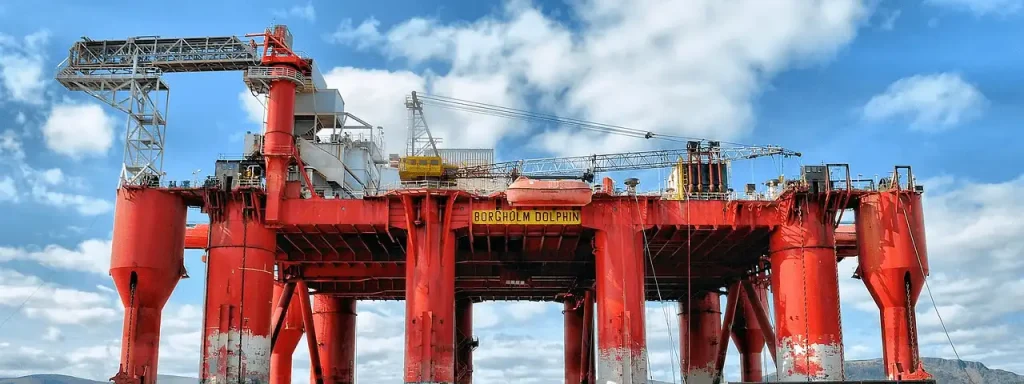 Imagem de plataforma de petróleo para ilustrar texto de certificação offshore