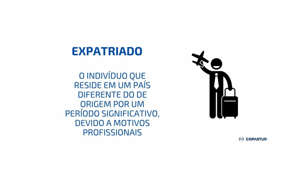 imagem que explica o que é o conceito de expatriado