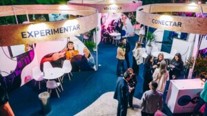 Estandes em evento