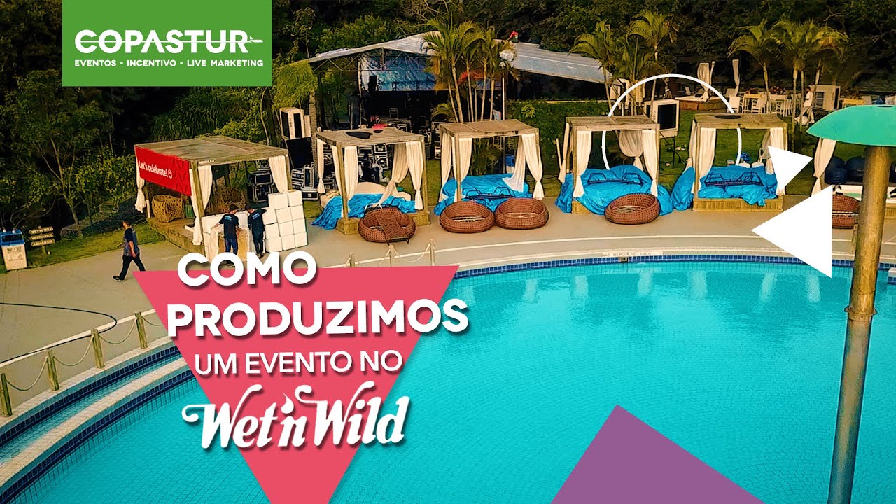 Transformamos o Wet’n Wild para ser palco de uma festa de final de ano