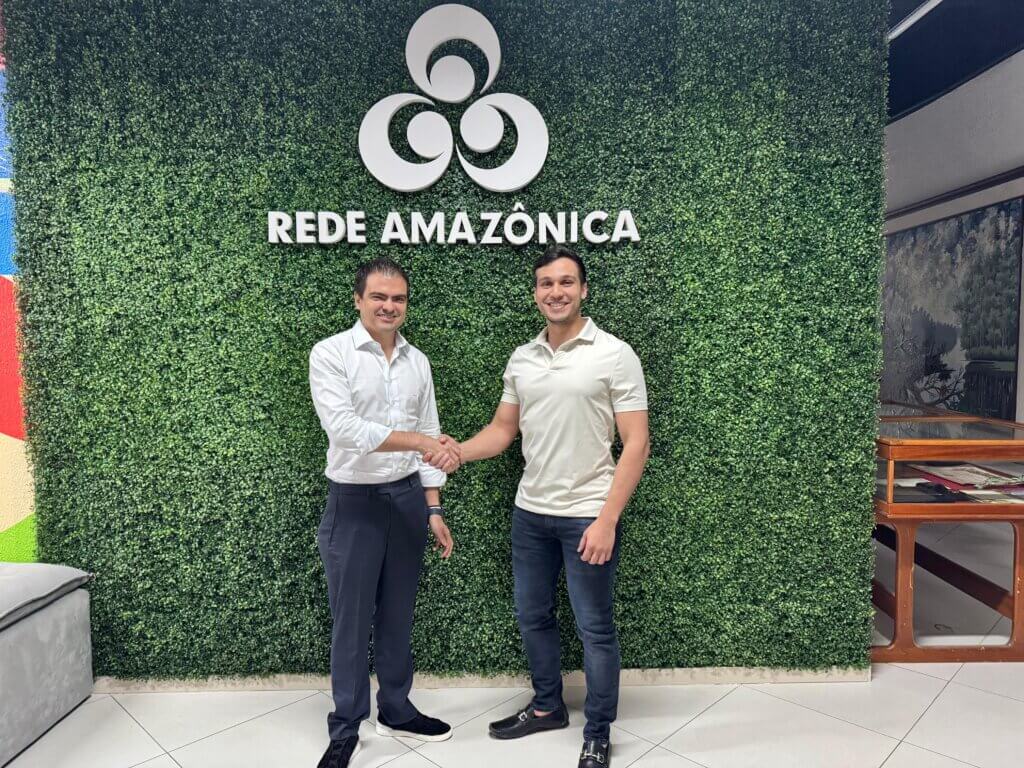 Edmar Mendoza (CEO da Copastur) e Phelippe Daou Neto na Rede Amazônica