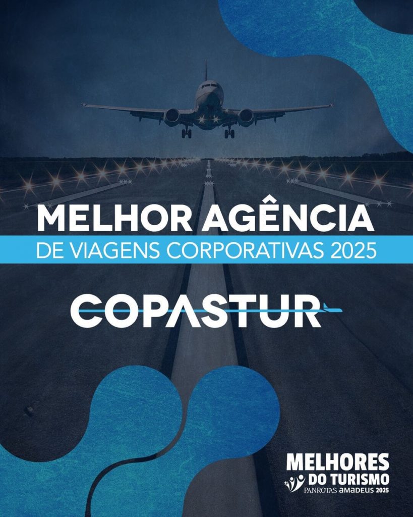 Melhores do Turismo 2025: Copastur ganha prêmio como TMC
