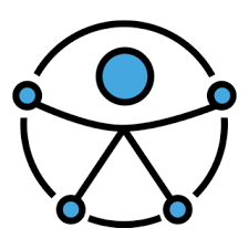 #PraCegoVer: Novo símbolo da acessibilidade, uma figura humana estilizada com os braços abertos, representando autonomia e liberdade (Dia Internacional da Pessoa com Deficiência)