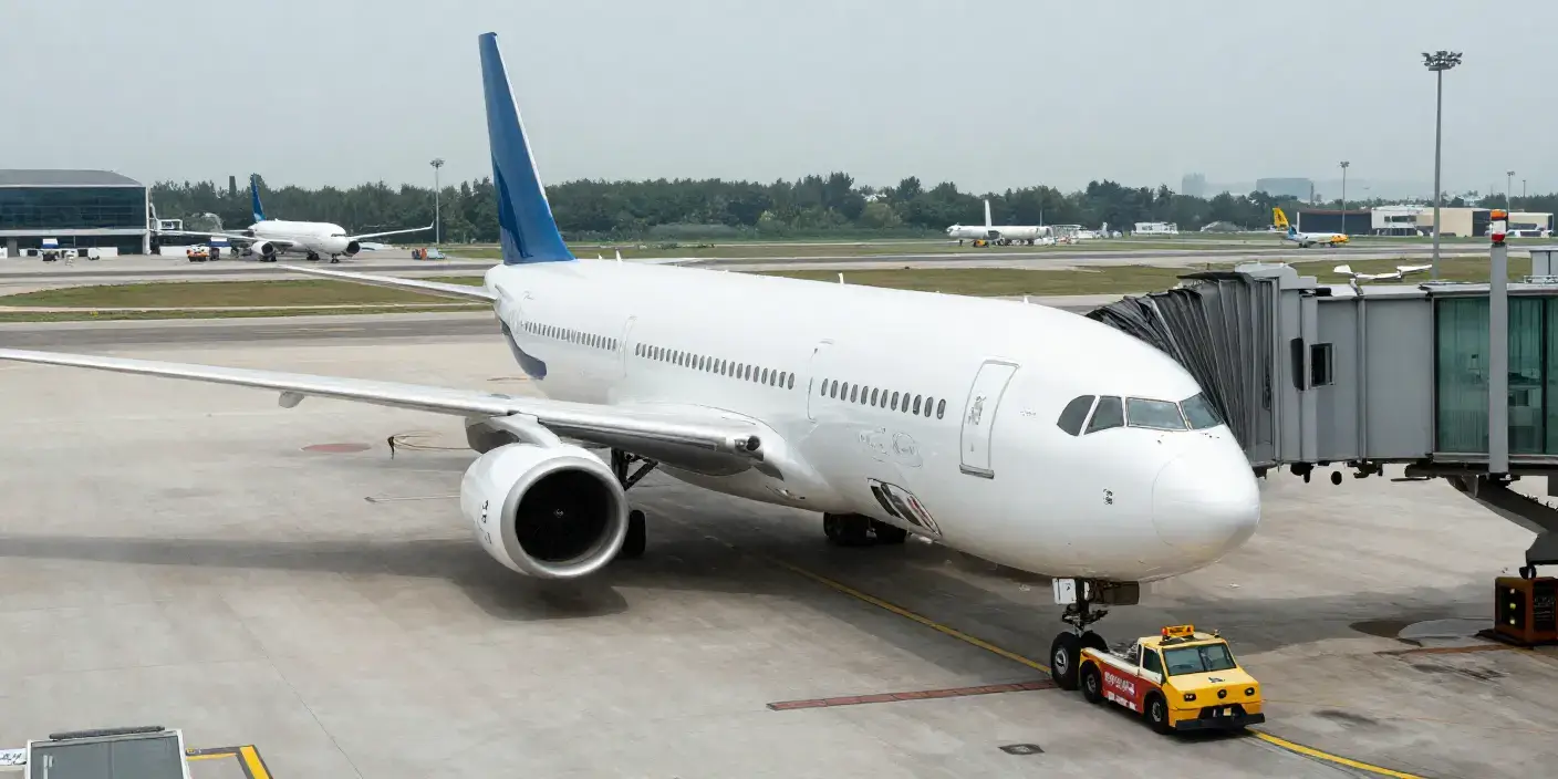 Futuro das agências de viagens: tendências, tecnologia e como a Copastur têm assumido a vanguarda da inovação 7 imagem de avião em aeroporto para ilustrar texto sobre o futuro das agências de viagens