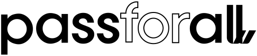 Logo da PassForAll, gestão de vistos e documentação para mobilidade internacional