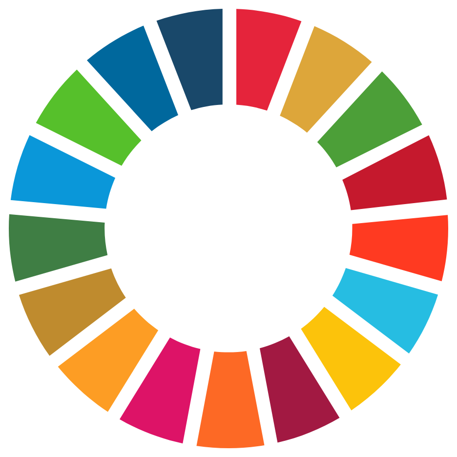 Roda de cores dos 17 Objetivos de Desenvolvimento Sustentável